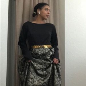 Black and gold